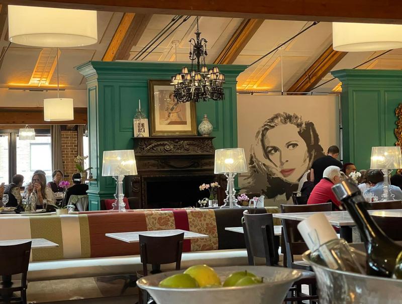 The two Elizabeths wanted their place to be memorable and elegant – and perhaps a bit campy. Walk into Pizza By Elizabeths and the first thing you see is a life-size statue of Betty Boop! Refocus your eyes, and huge images in all variations of media appear. Movie stars, TV personalities and some other notables are honored, including the Queen Mum, Elizabeth Montgomery, Betty Grable, Lizzie Borden and even the Queen Elizabeth ocean liner. SUBMITTED PHOTO